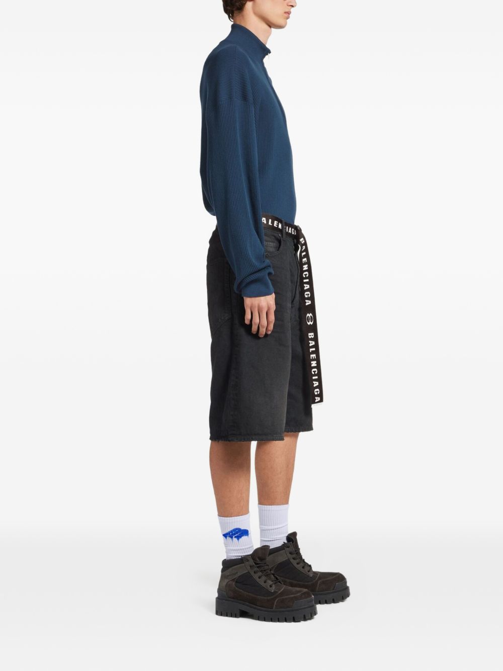 شورت دنيم قطني من Balenciaga