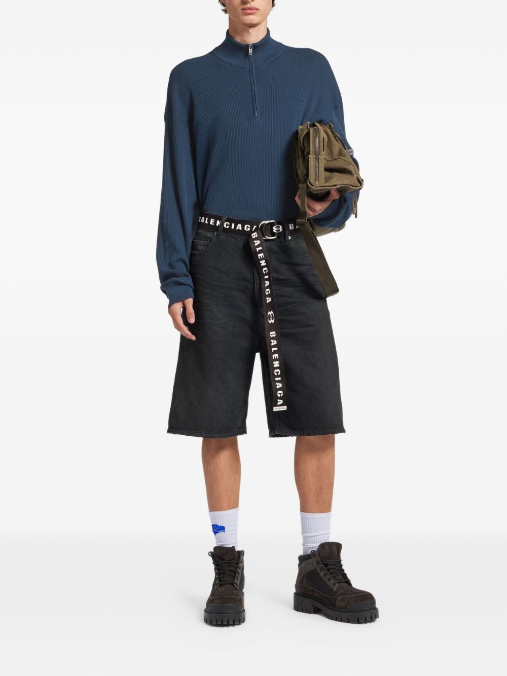 شورت دنيم قطني من Balenciaga