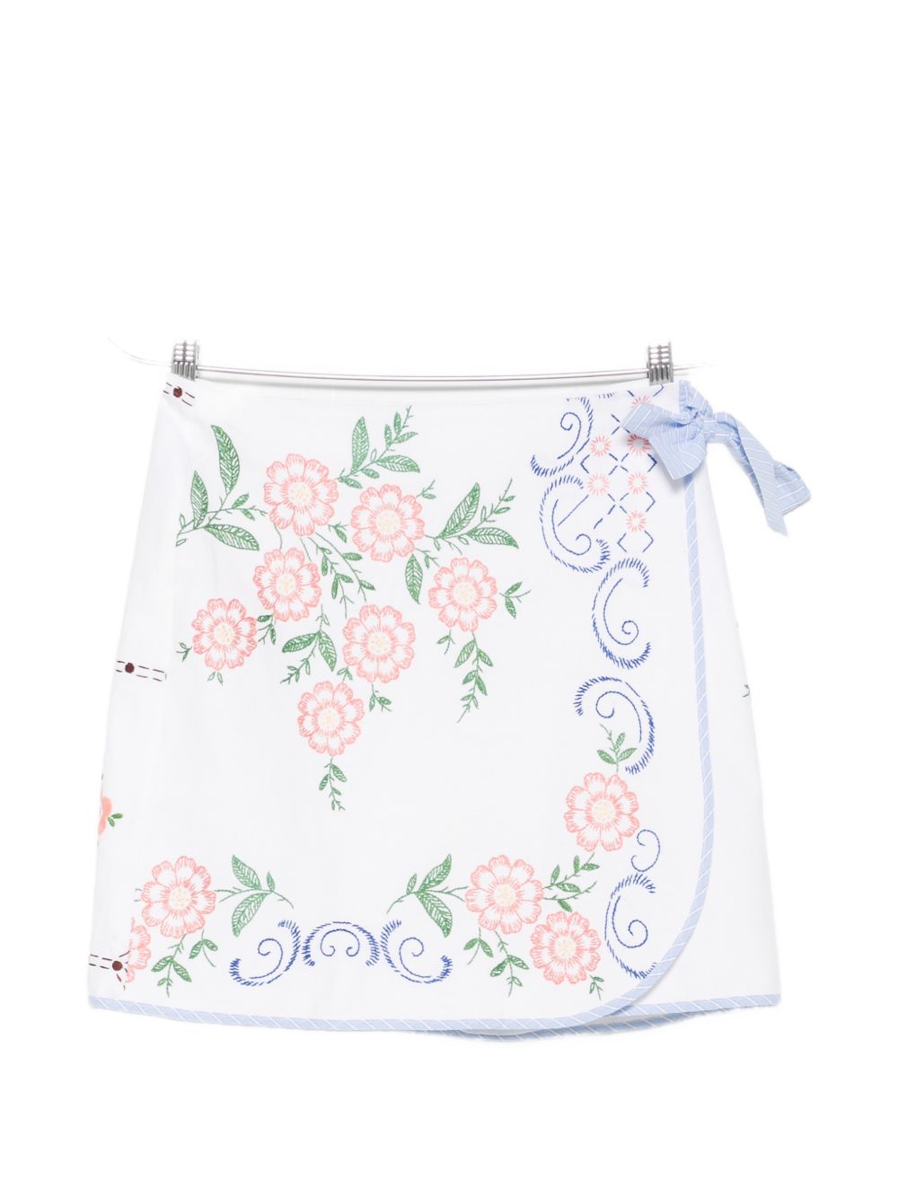 RELAX RE-LUX Relax Re-Lux Embroidered Cotton Skirt
