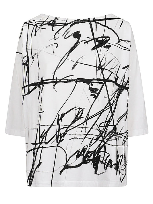 Moyuru Printed Cotton Sweater
