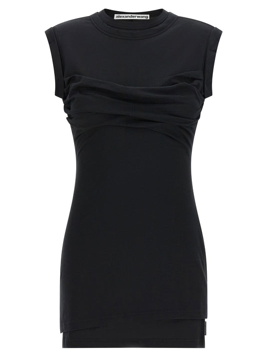 Alexander Wang Twisted Bust Layered Dress