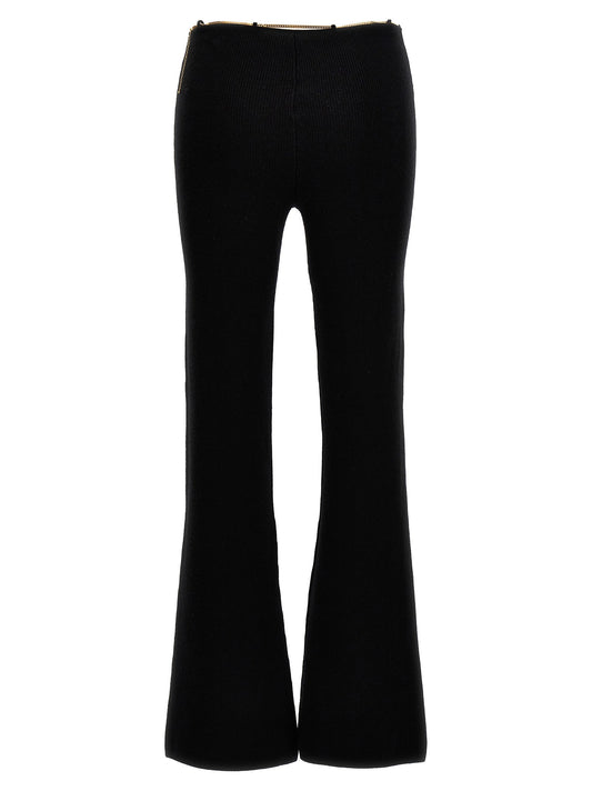 Alexander Wang Gold Nameplate Chain Pants