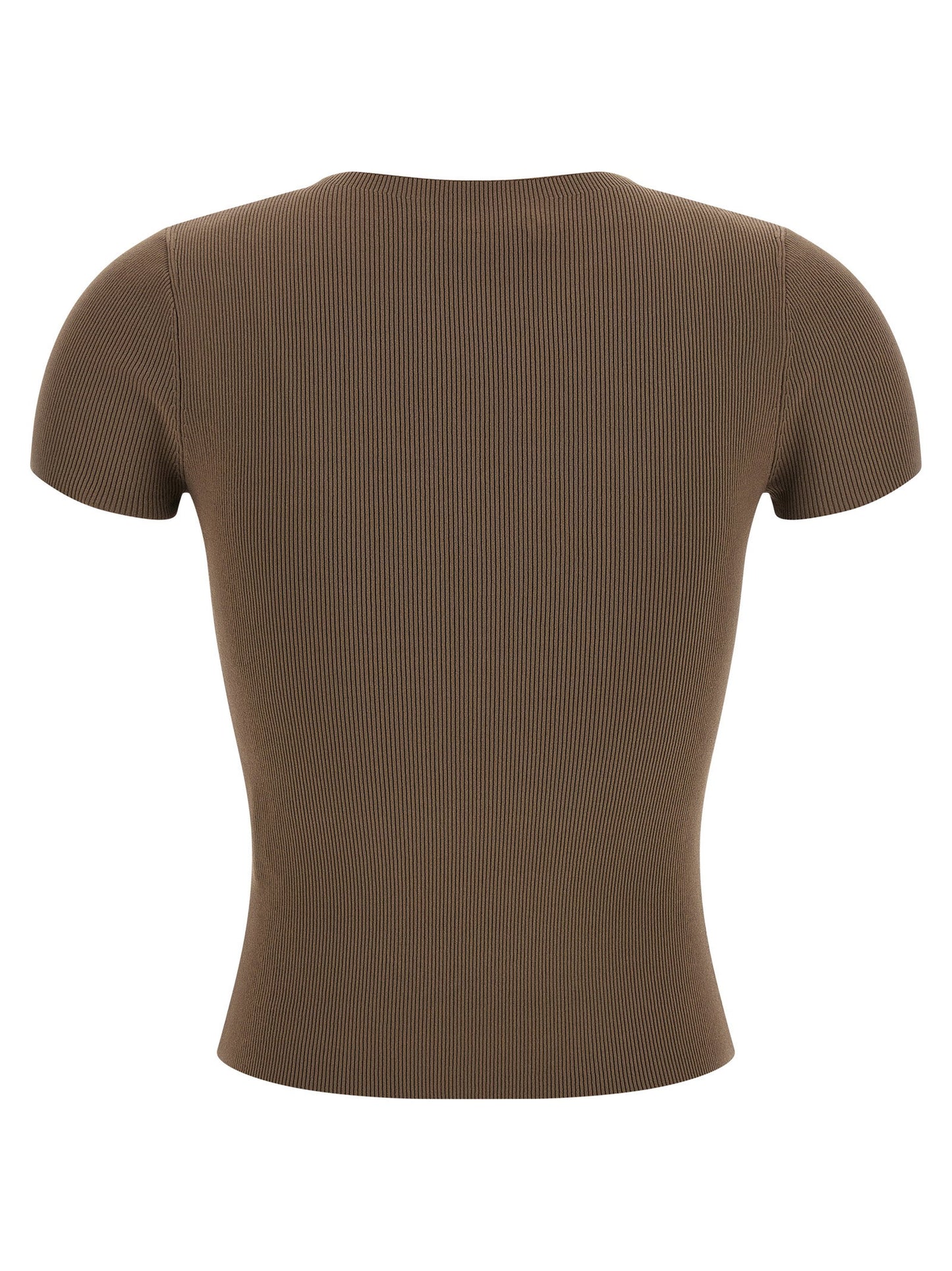 Alexander Wang Ribbed T-shirt With Logo