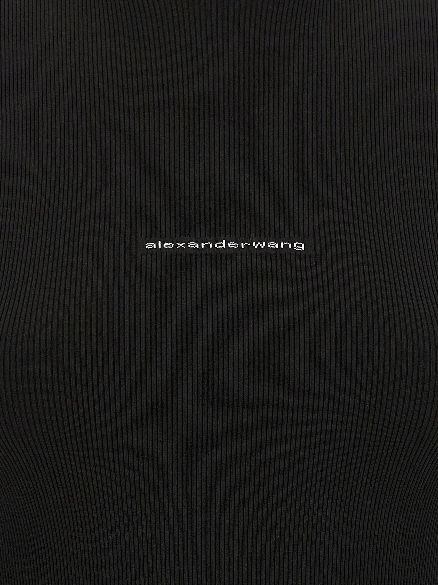 Alexander Wang Ribbed Sweater With Logo