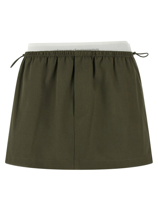 Alexander Wang Double Layer Waist Skirt