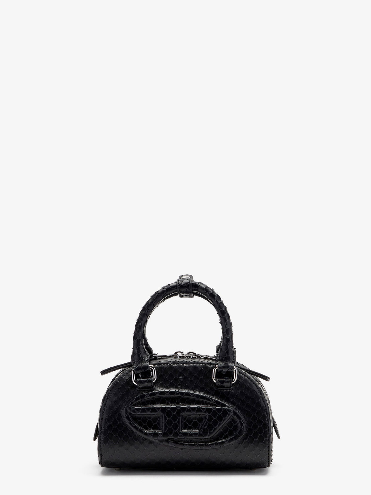 1DR Dome python leather crossbody bag