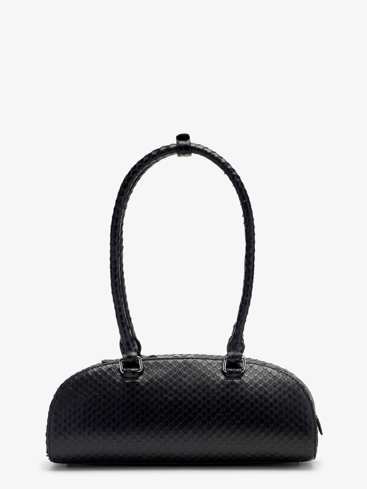 1DR python effect leather shoulder bag