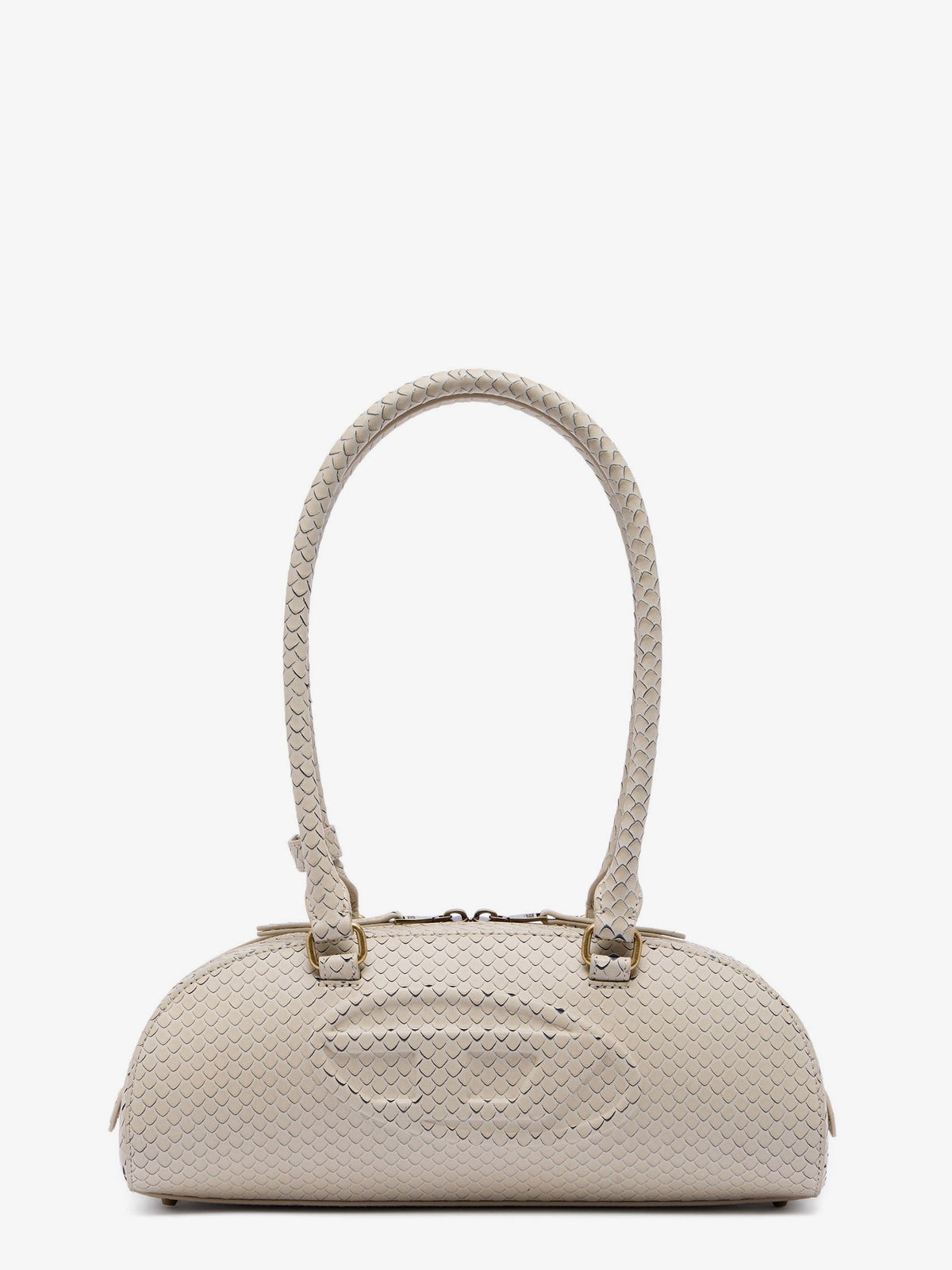 1DR python-effect leather shoulder bag