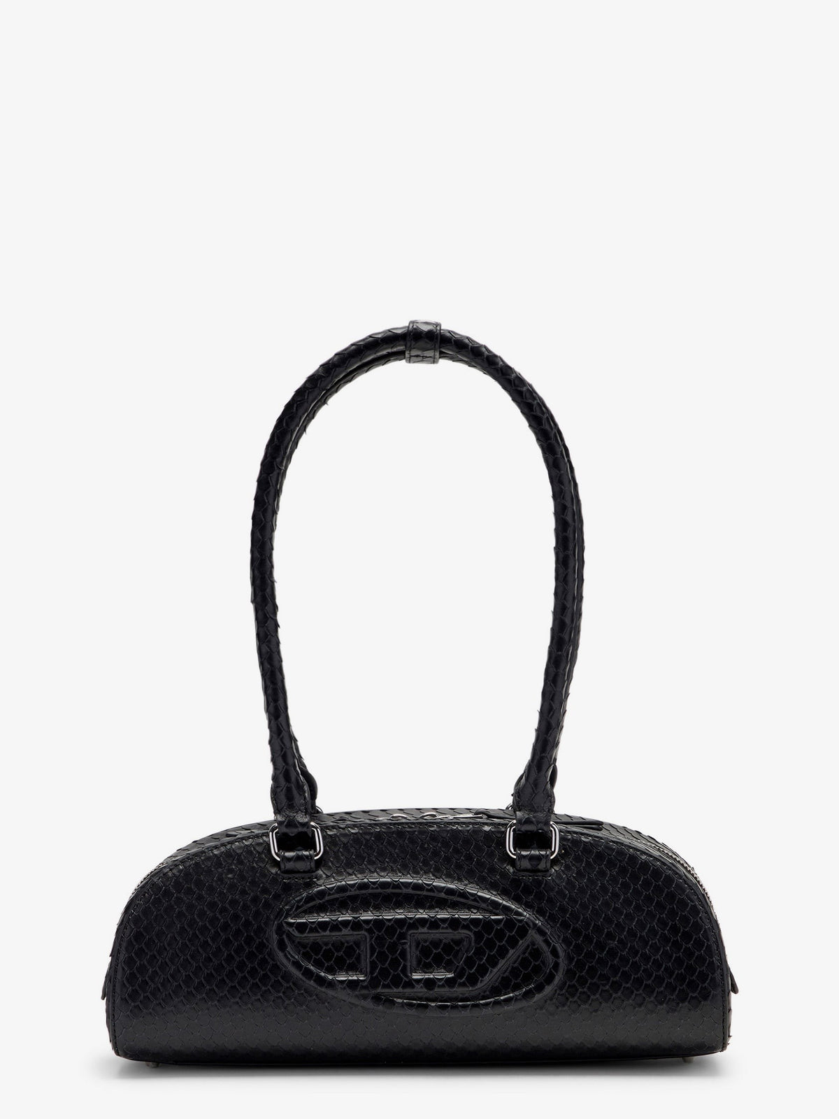 1DR python effect leather shoulder bag