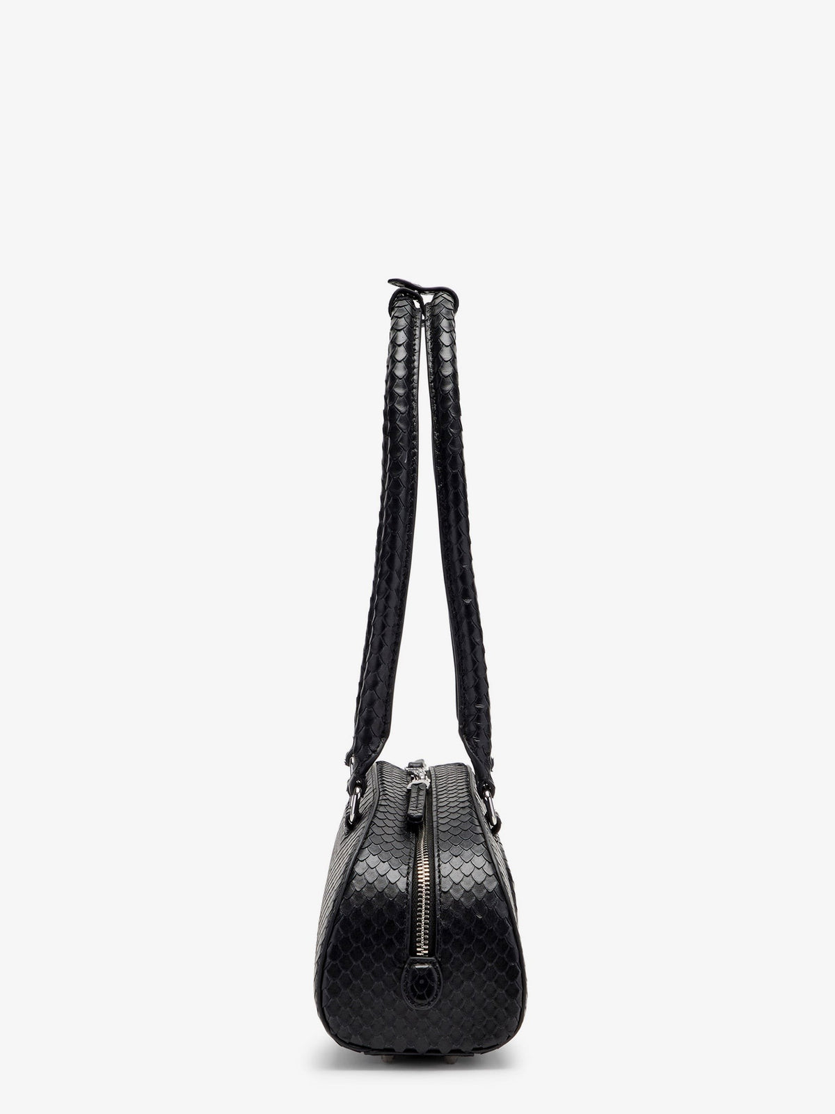 1DR python effect leather shoulder bag