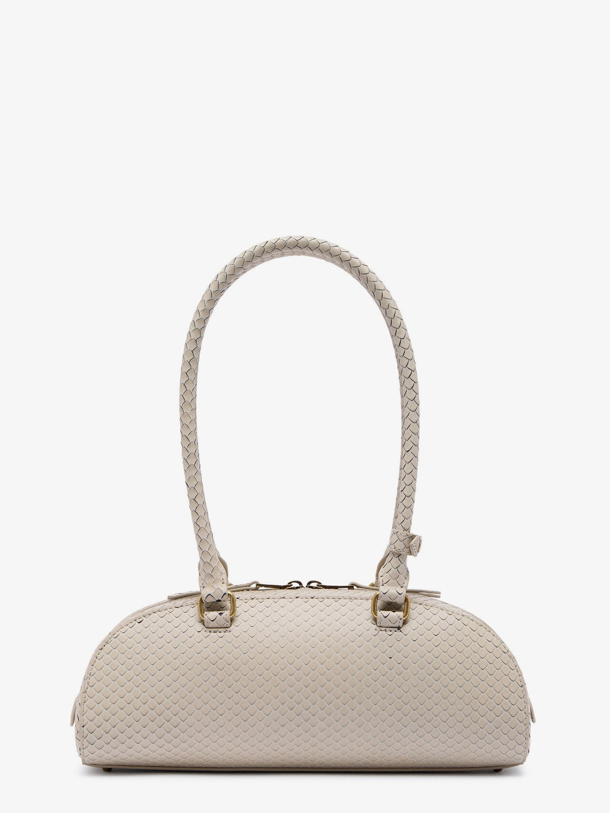 1DR python-effect leather shoulder bag
