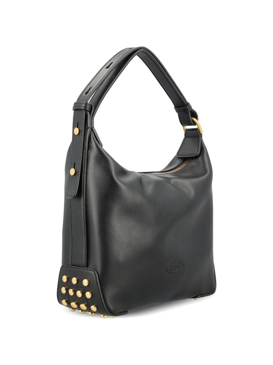 Tod's Studded Leather Shoulder Bag