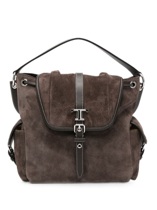 Tod's T Timeless Medium Foldover Tote Bag