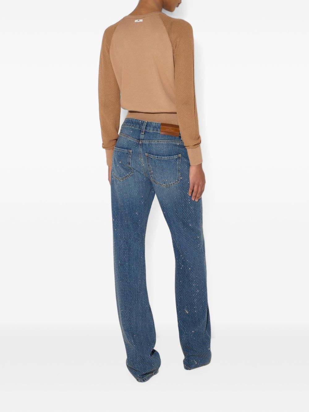 Elisabetta Franchi Jeans كحلي