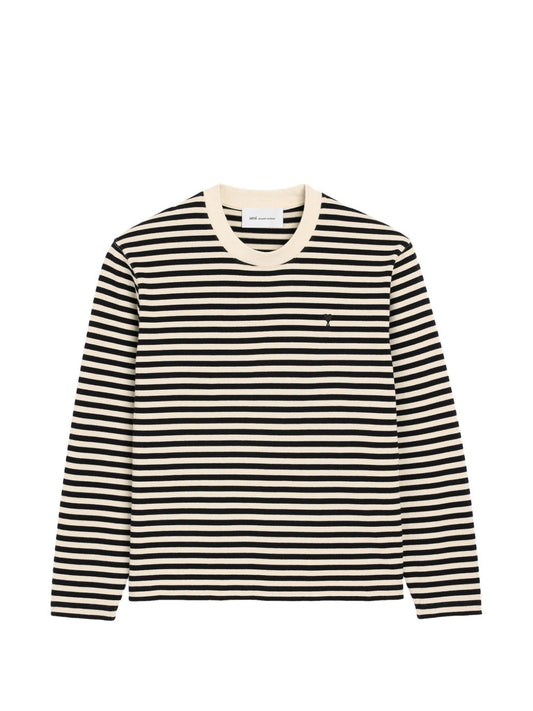 AMI PARIS T-shirts and Polos BLACK