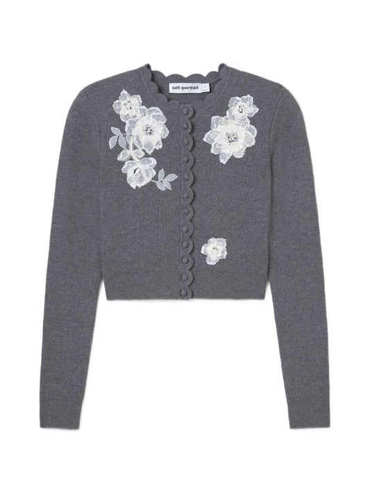 Self-portrait Sweaters GREY