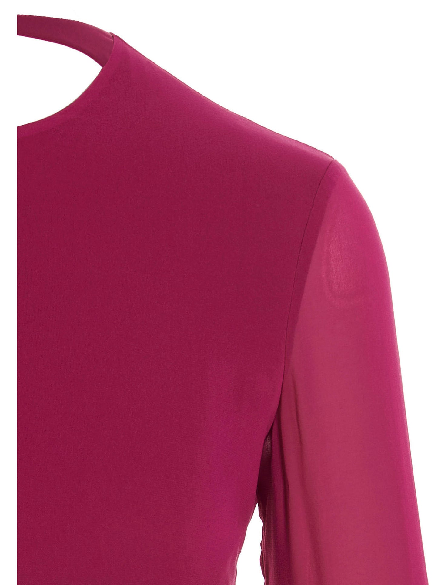 The Andamane The Andamane Cropped Georgette Top
