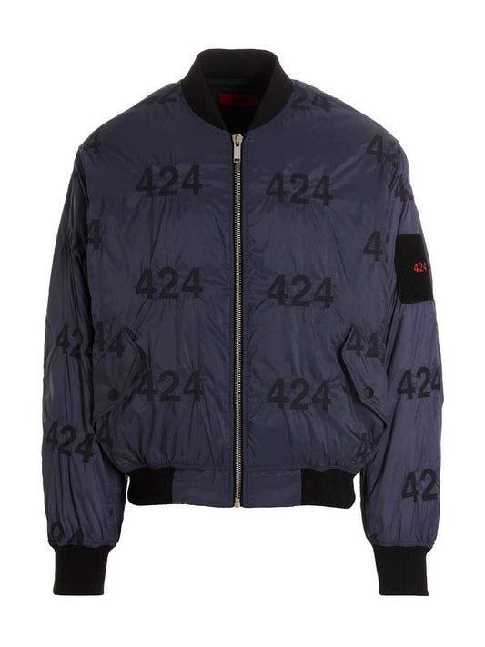 424 424 Reversible Logo Bomber Jacket.
