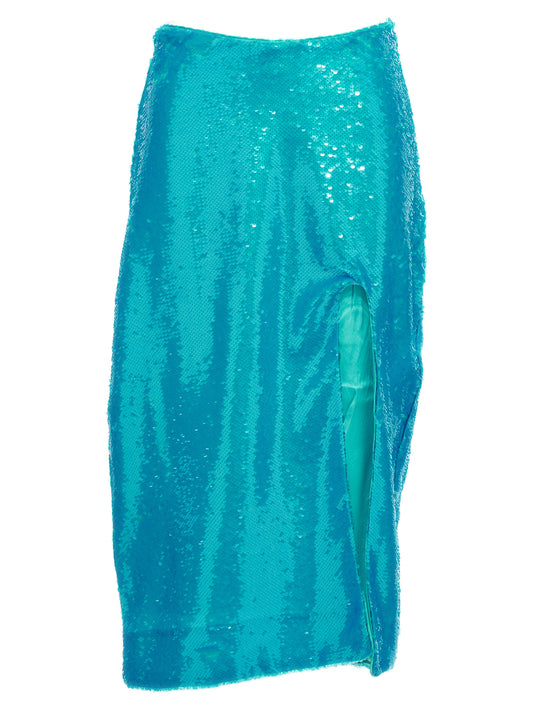 Ganni Ganni Sequin Midi Skirt