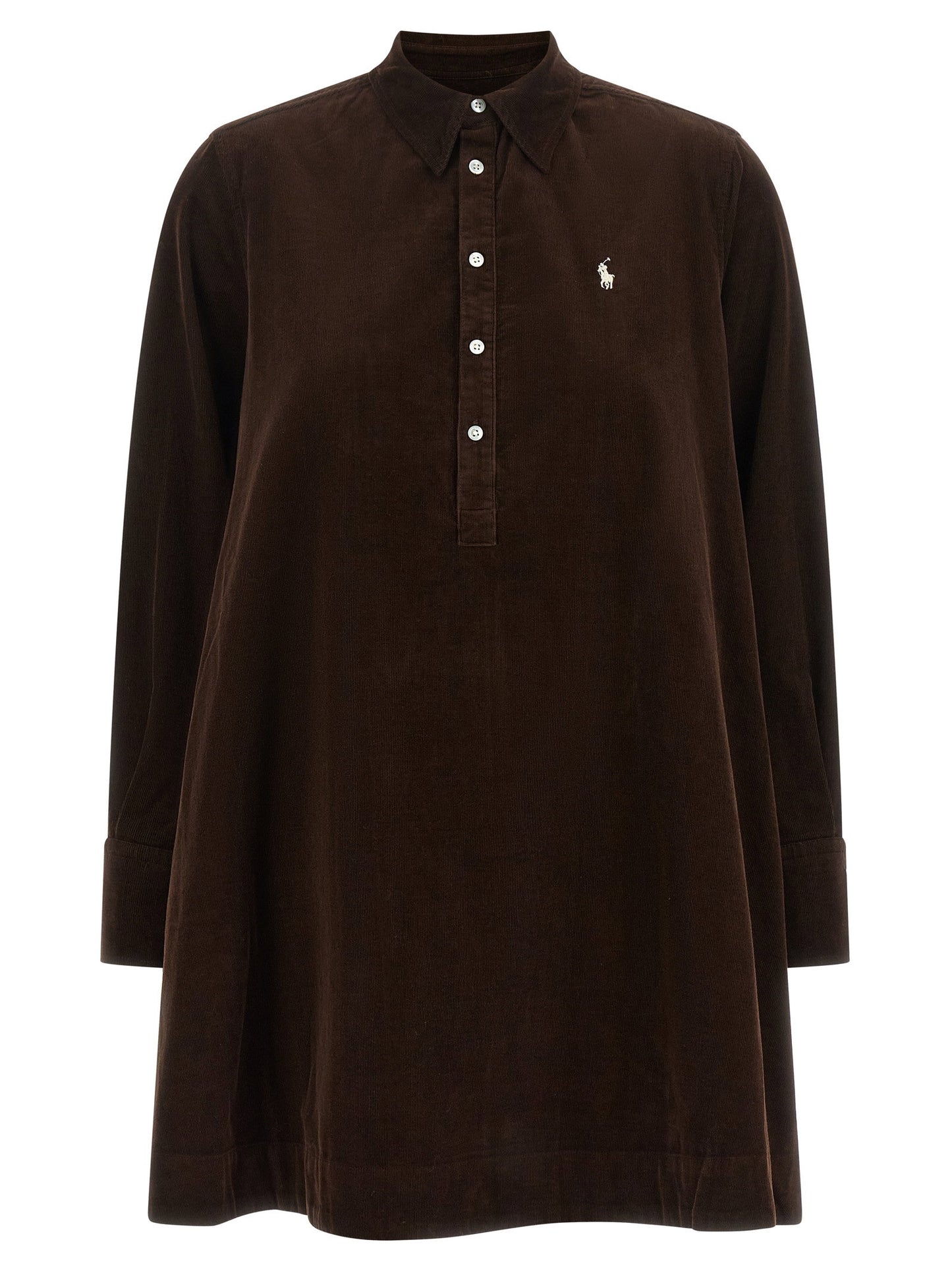 Polo Ralph Lauren Corduroy Dress With Embroidery