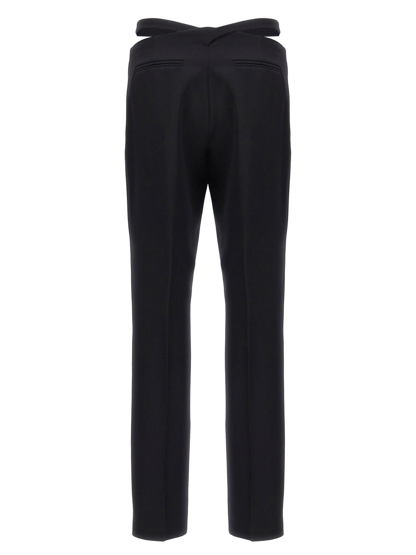The Attico Belt Detail Trousers