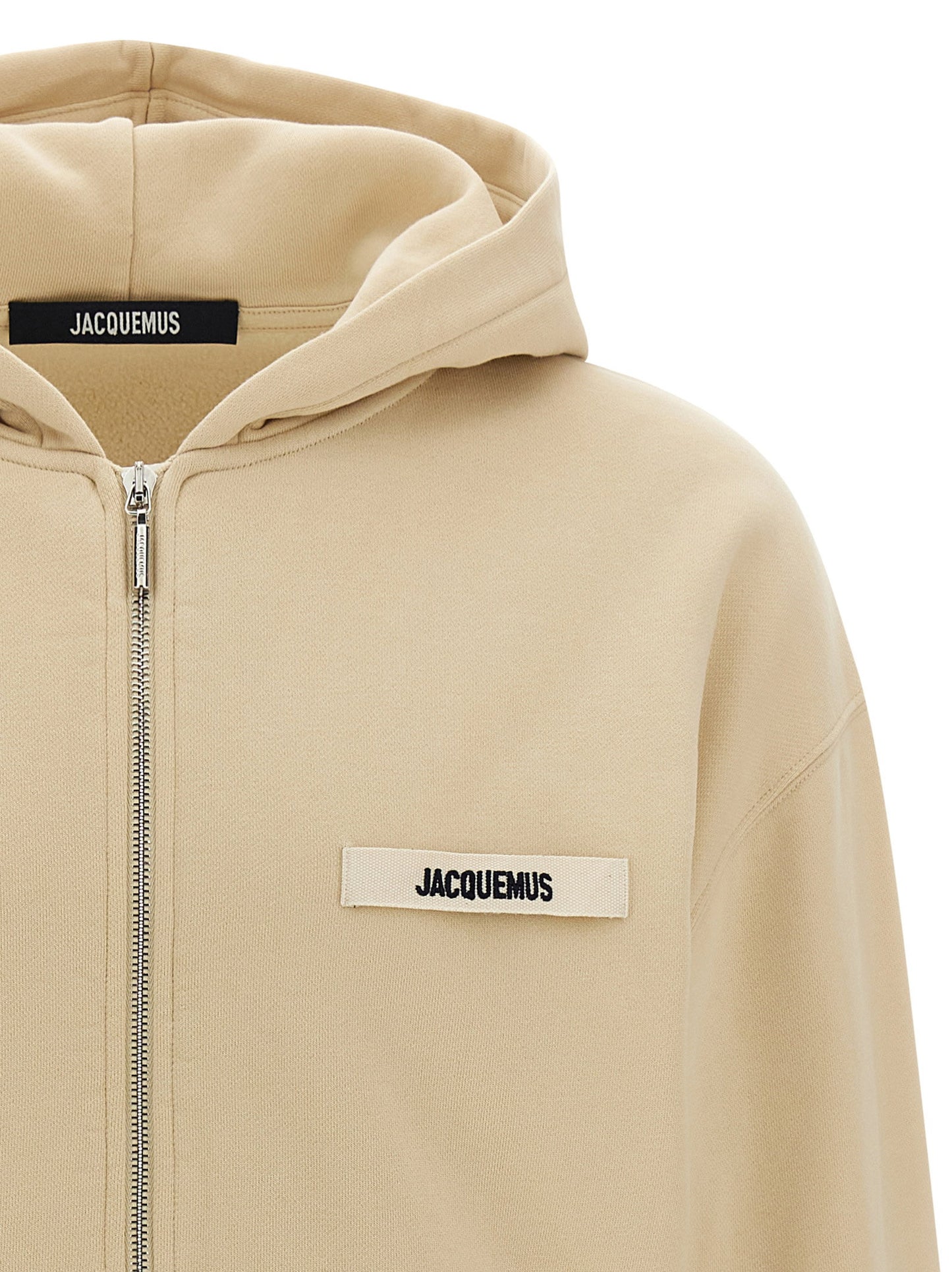 Jacquemus Le Hoodie Grip هودي من نسيج غرو غراين