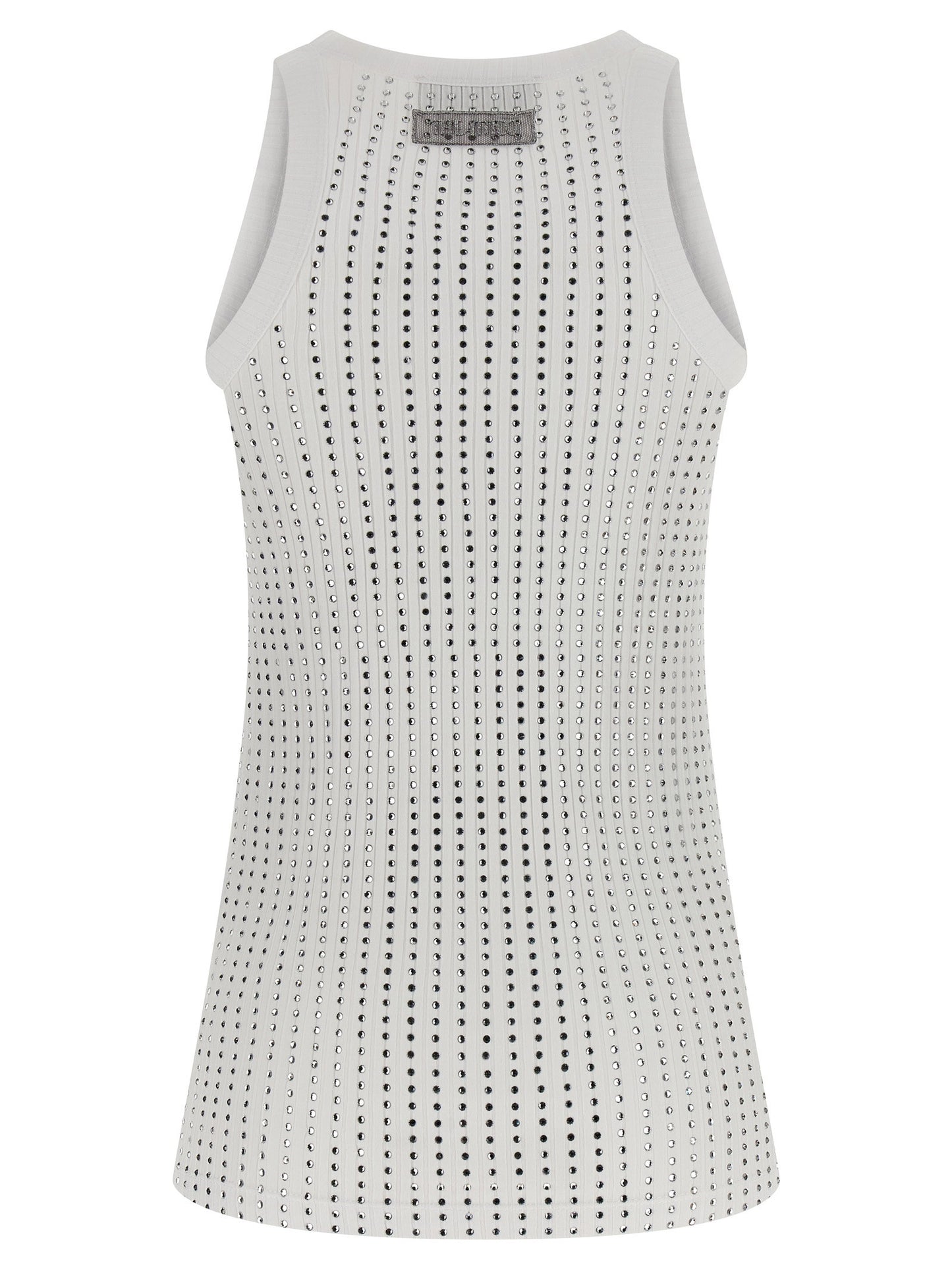 The Attico Rhinestone Tank Top