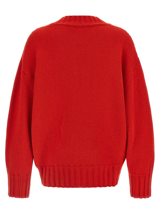 The Attico Asymmetrical Hem Sweater