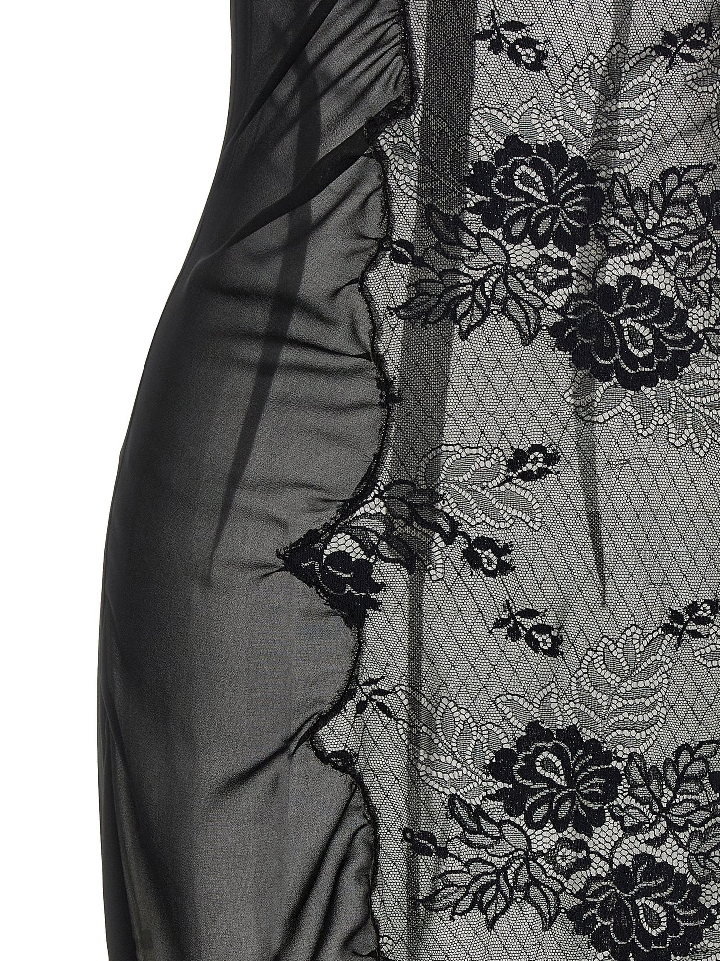The Attico Lace Tulle Dress