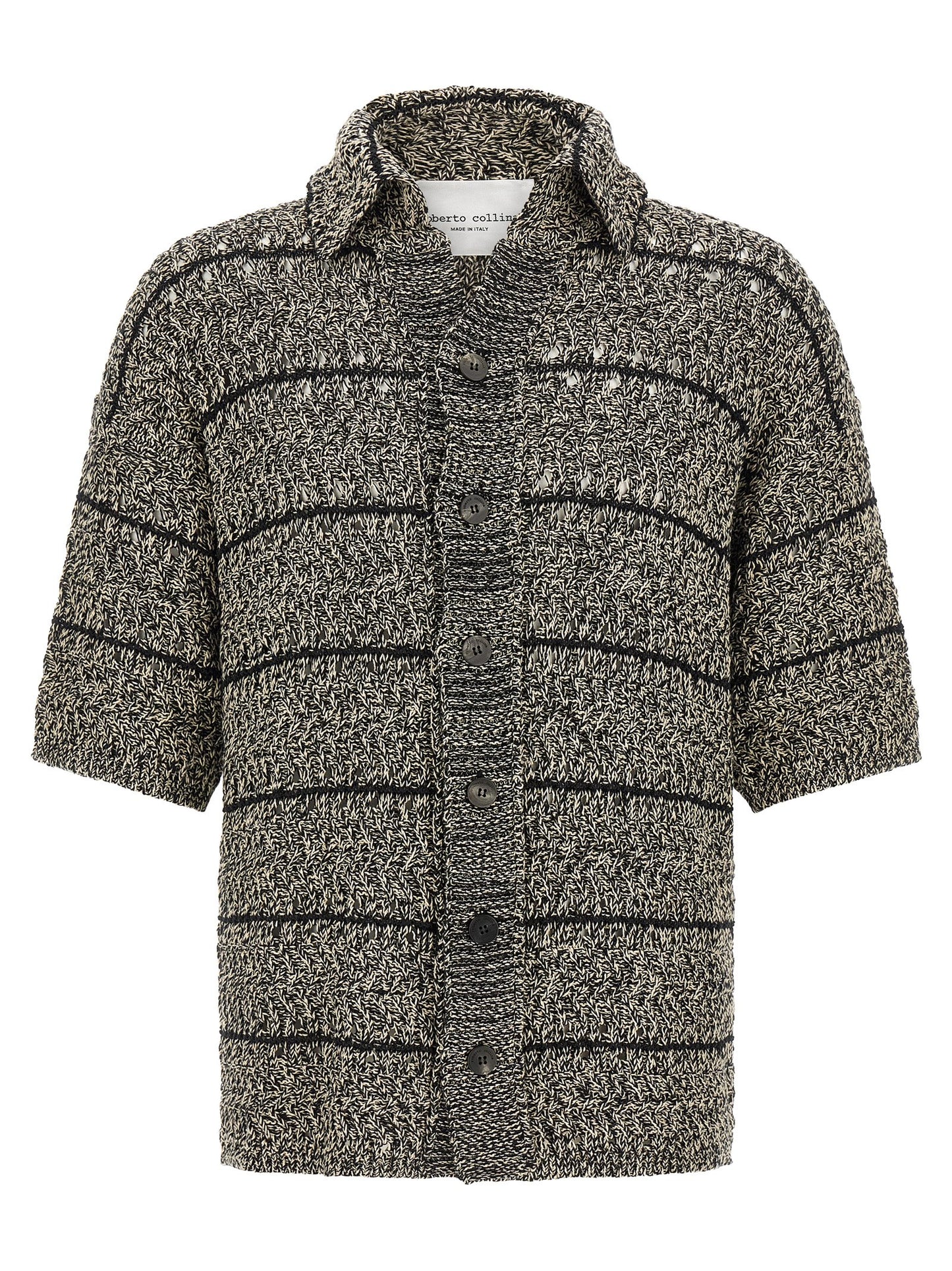 Roberto Collina Roberto Collina Mouliné Insert Cardigan