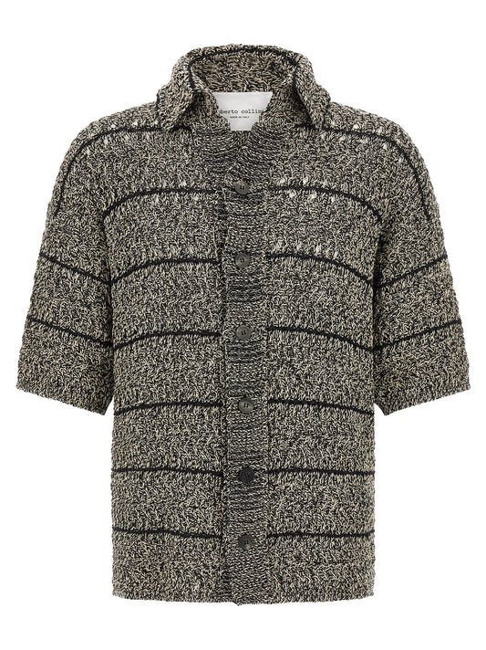 Roberto Collina Roberto Collina Mouliné Insert Cardigan