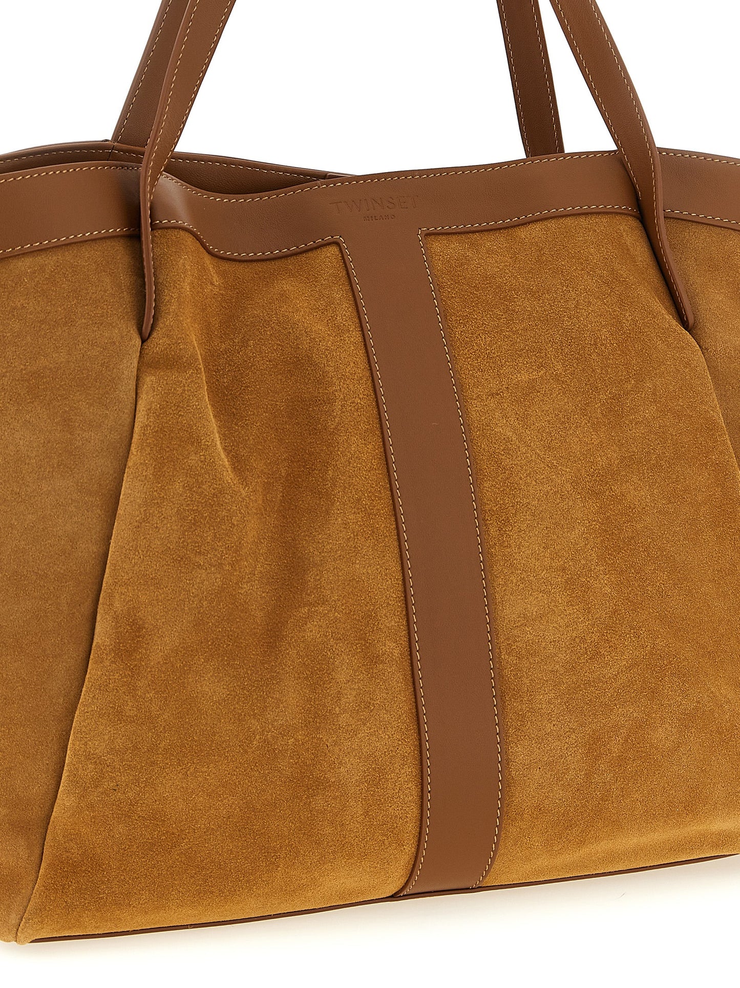 Twin Set Twin Set Suede Shopping Bag