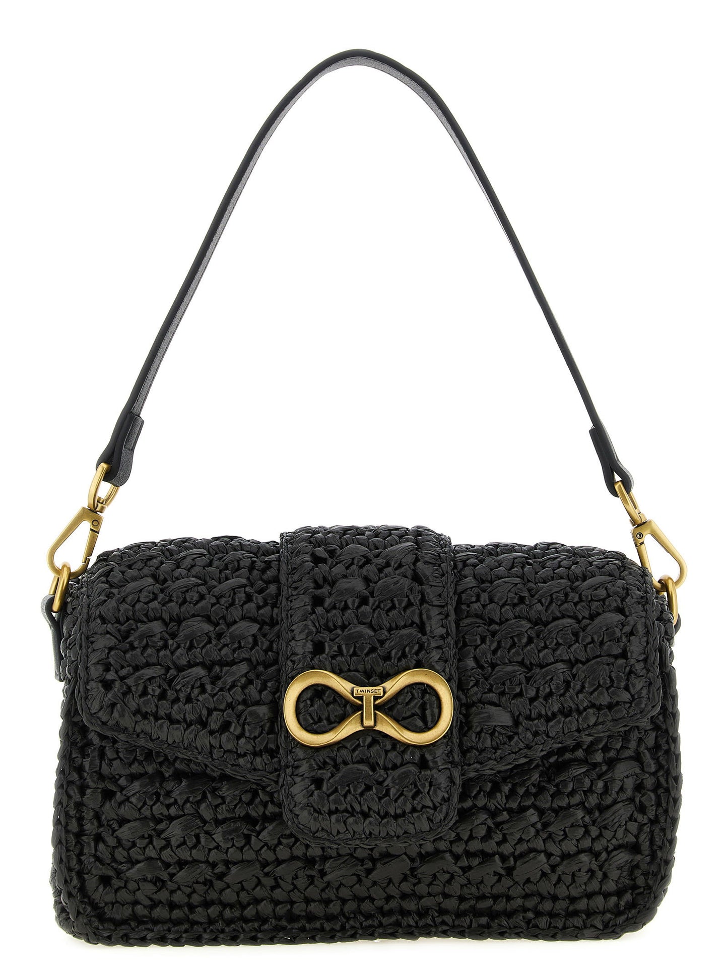 Twin Set Twin Set Raffia Crossbody Bag
