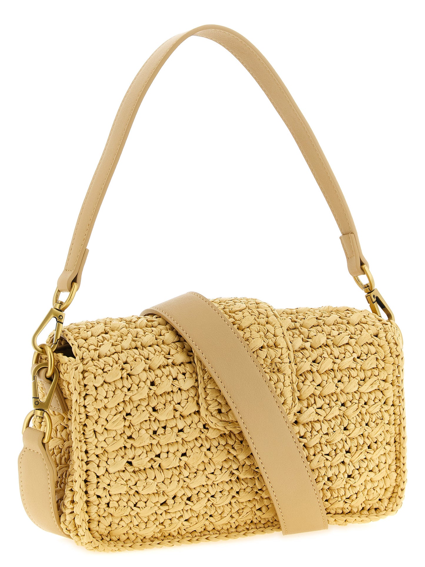 Twin Set Twin Set Raffia Crossbody Bag