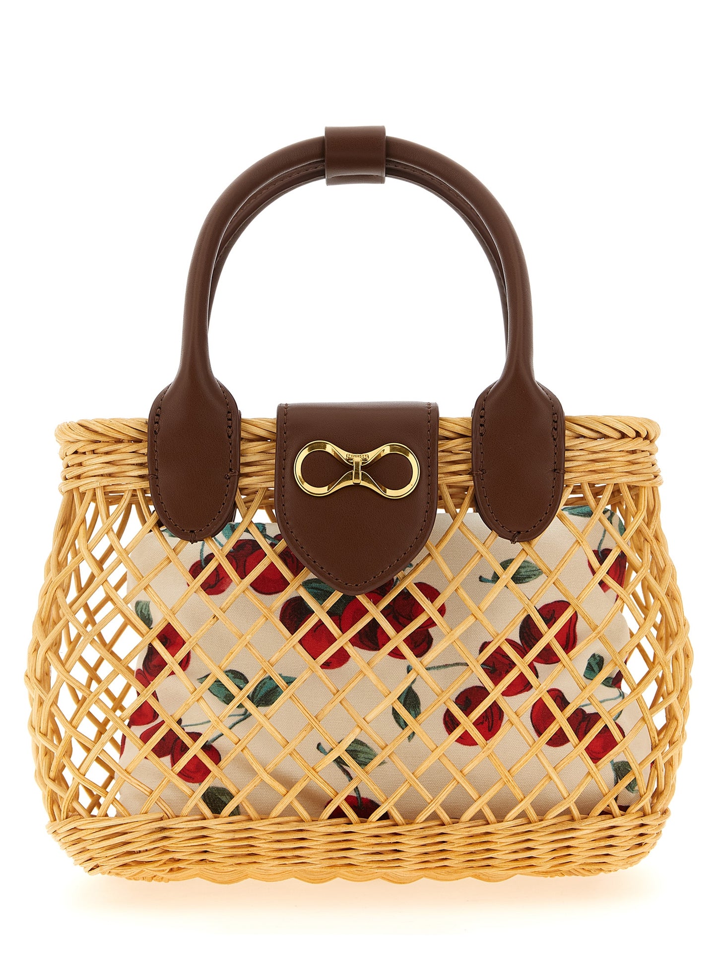 Twin Set Twin Set Wicker Basket Shoulder Strap