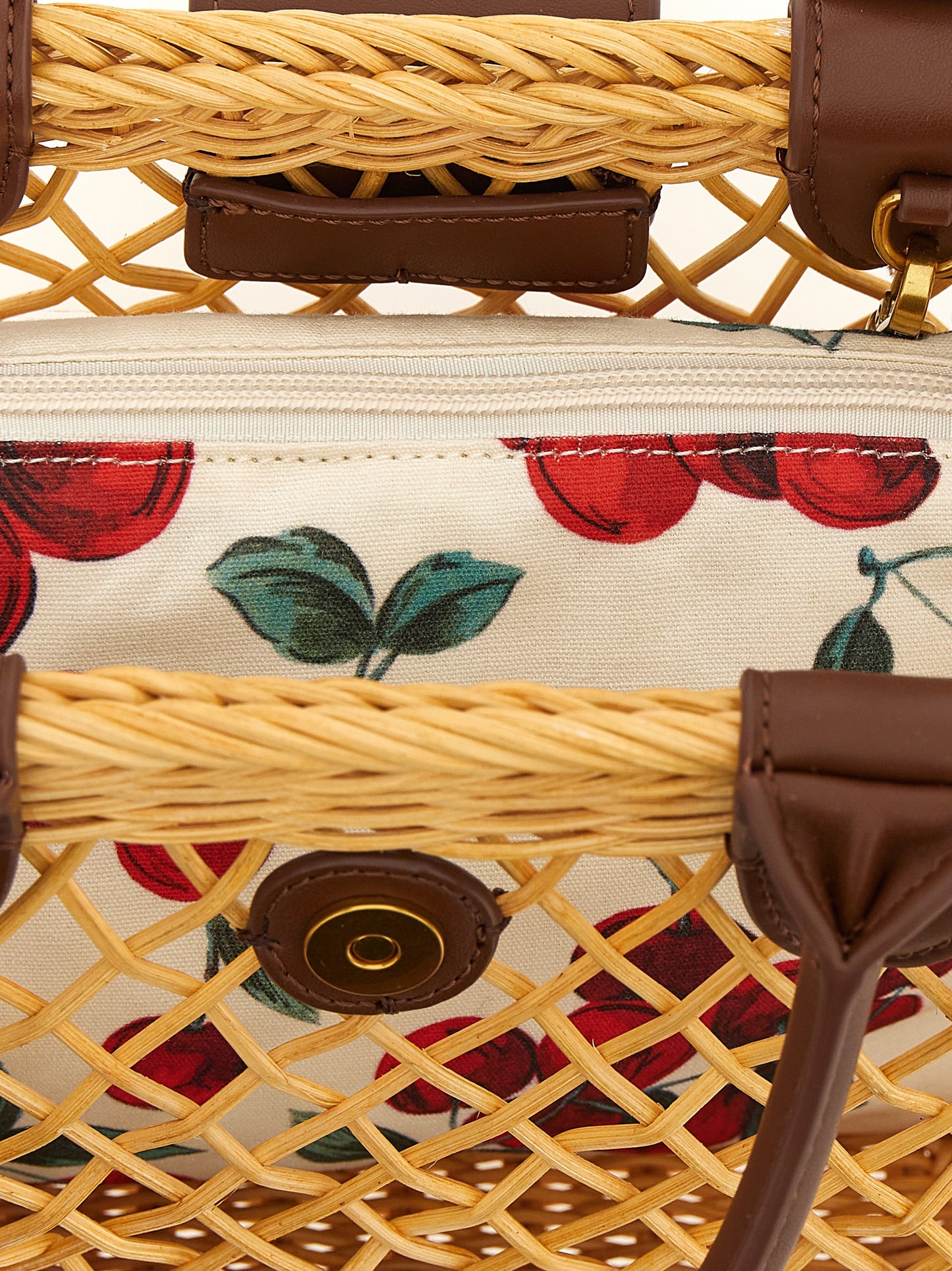 Twin Set Twin Set Wicker Basket Shoulder Strap