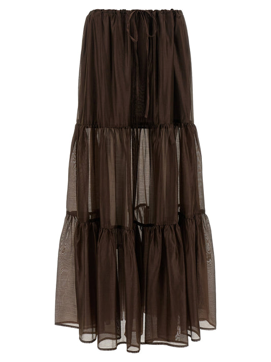 Twin Set Flounces Skirt
