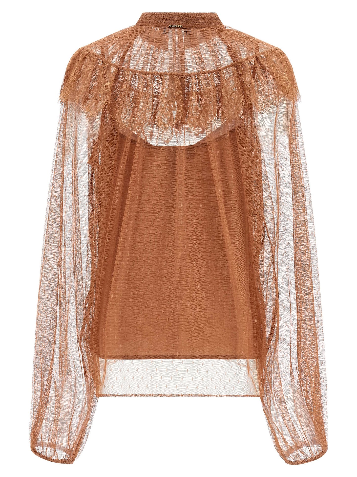 Twin Set Twin Set Tulle Plumetis Blouse