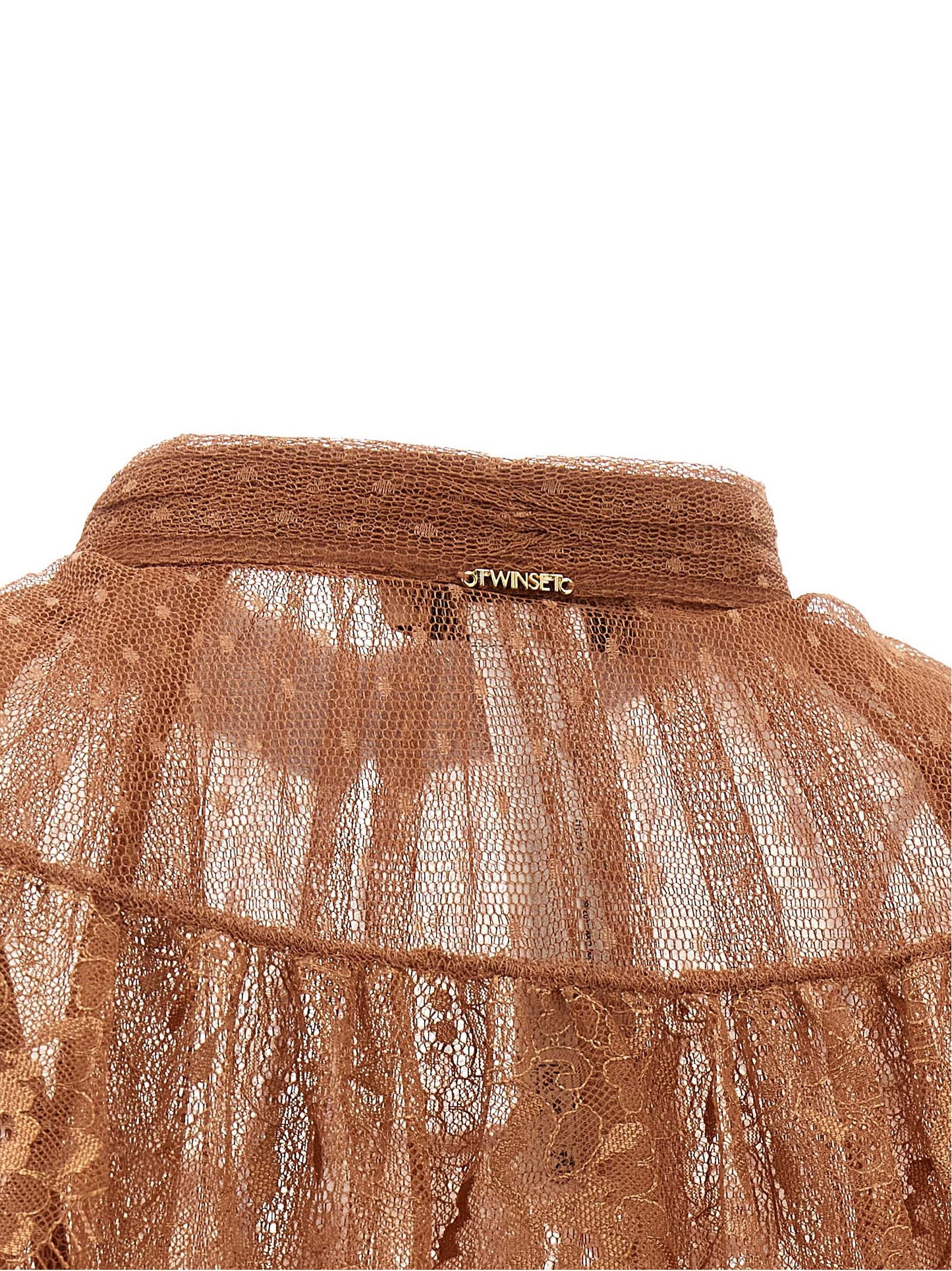 Twin Set Twin Set Tulle Plumetis Blouse