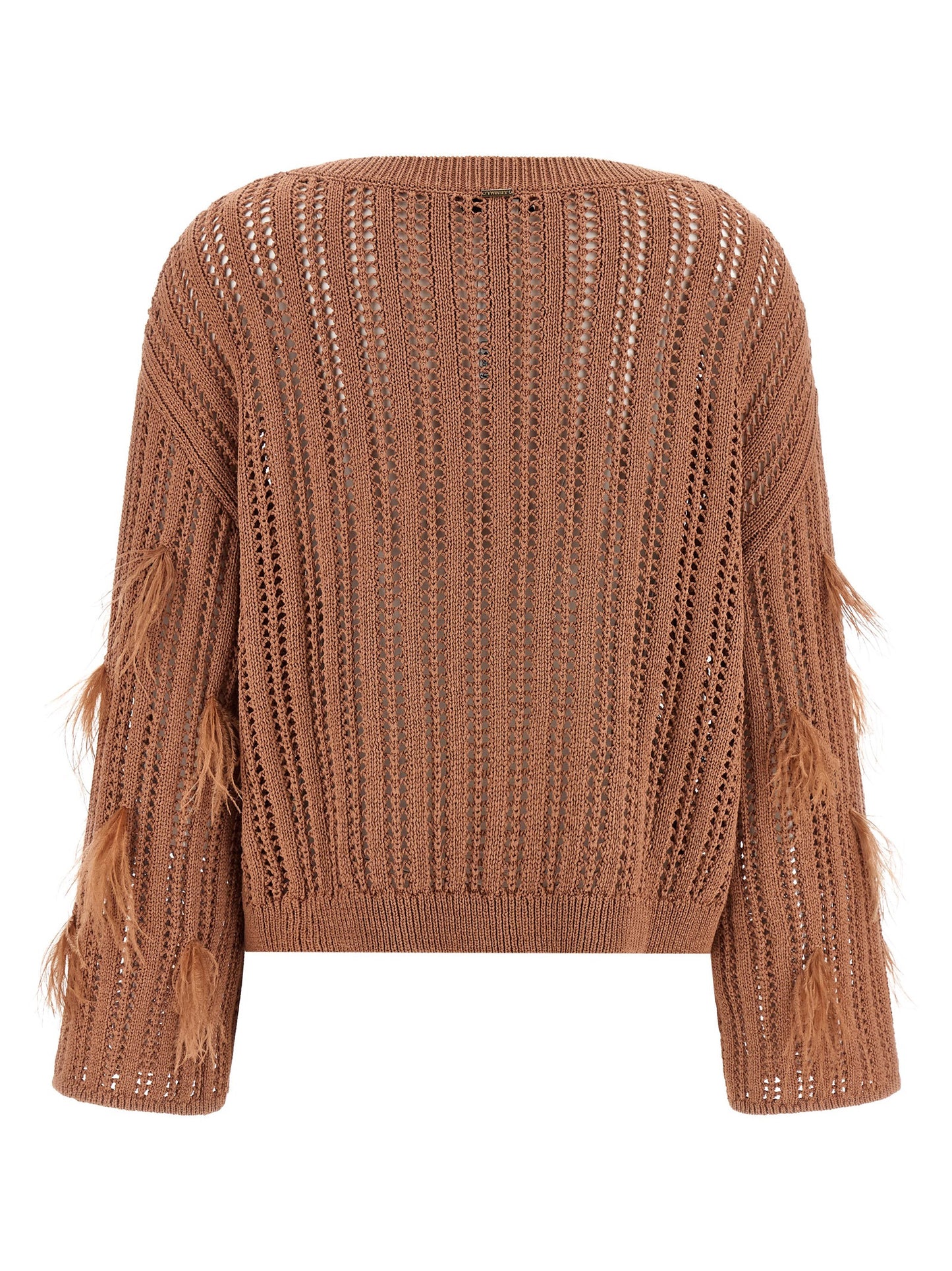 Twin Set Twin Set Ostrich Feather Sweater