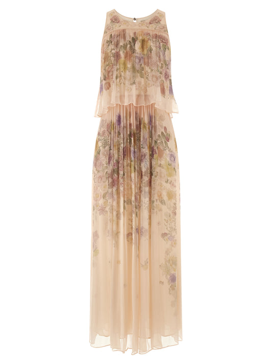 Twin Set Twin Set Floral Ruffle Dress