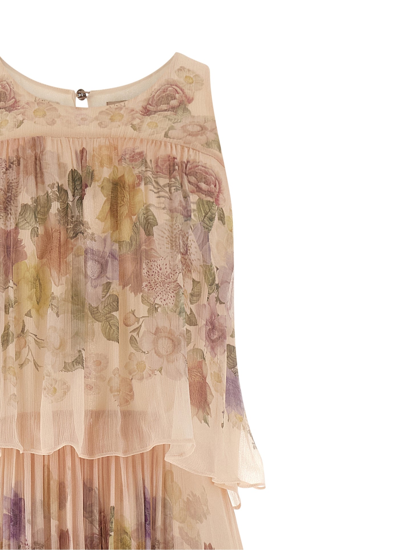 Twin Set Twin Set Floral Ruffle Dress