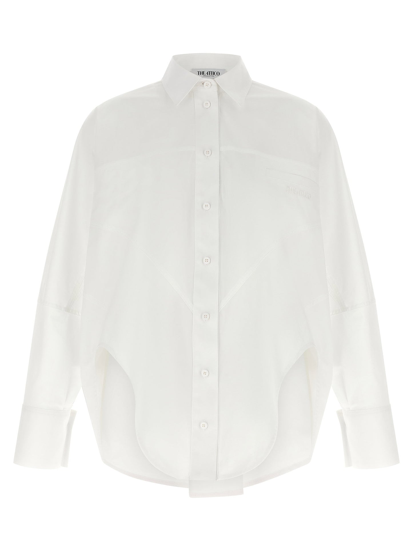 The Attico Shaped Hem Shirt