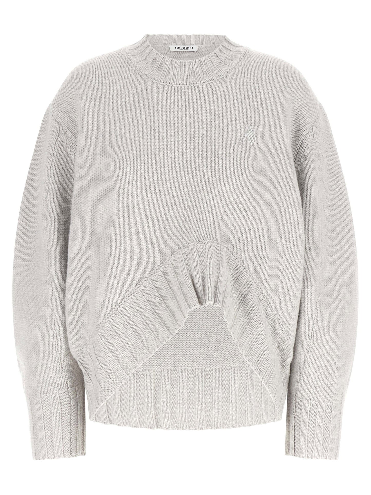 The Attico Asymmetrical Hem Sweater