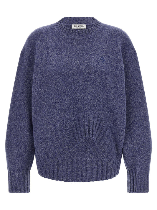 The Attico Asymmetrical Hem Sweater