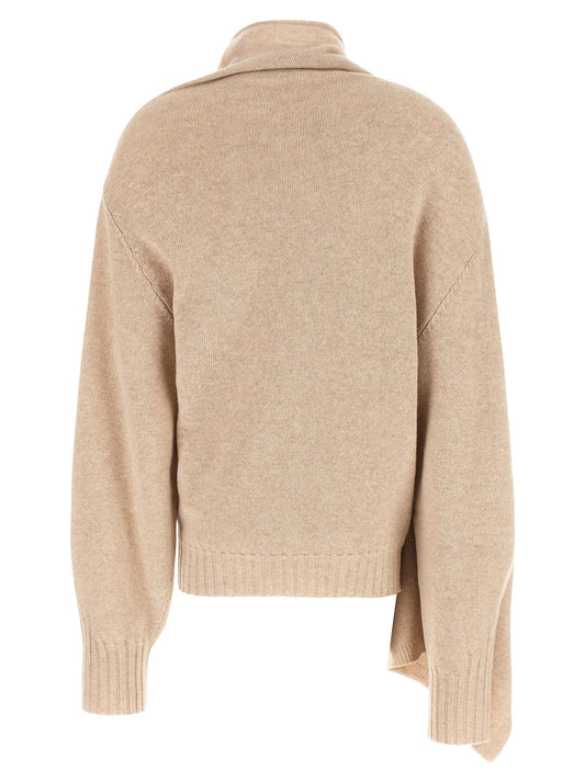 The Attico Sweater With Scarf