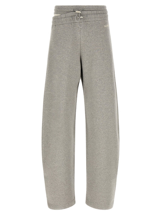 The Attico Asymmetrical Double Waist Trousers