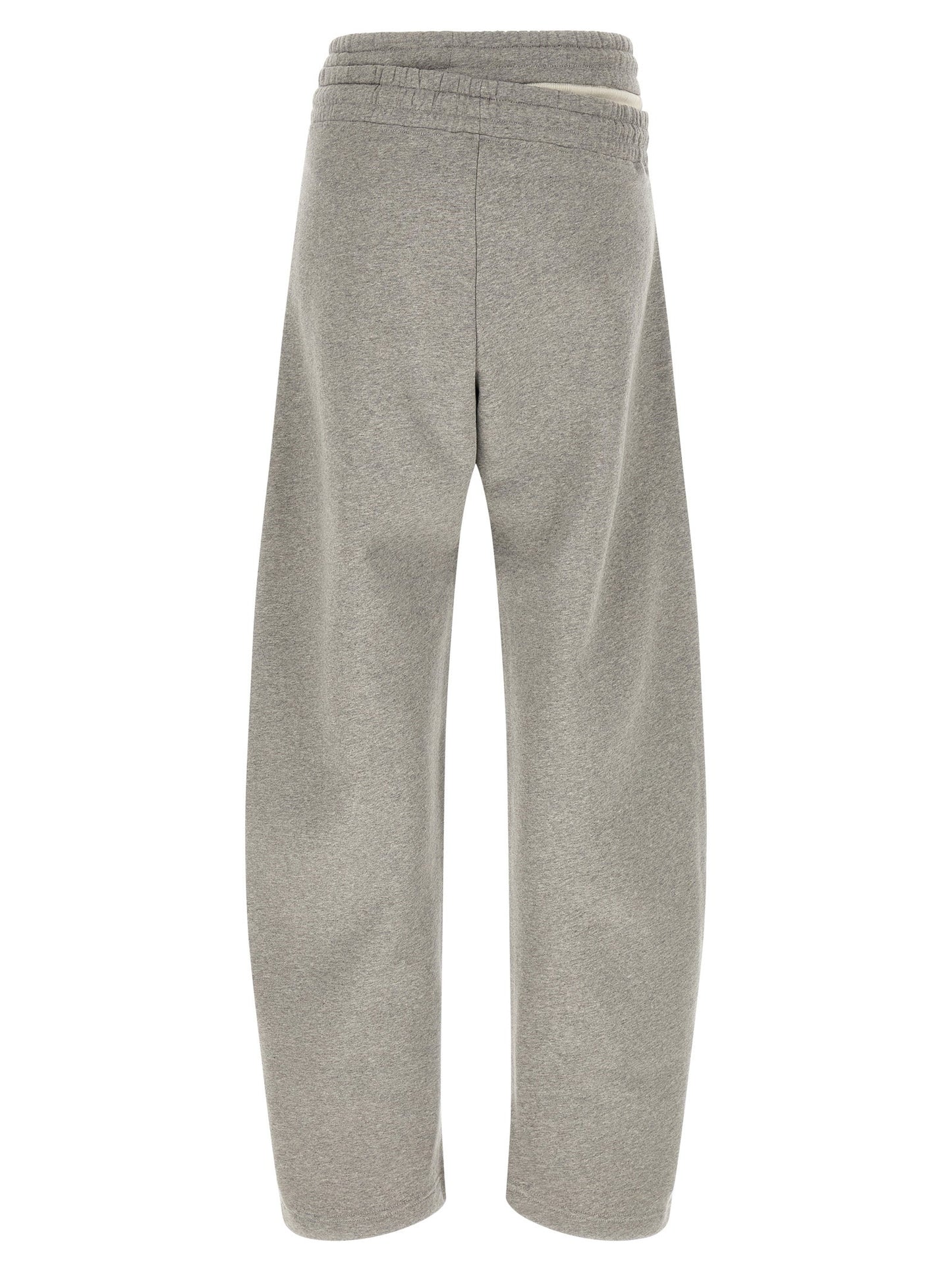 The Attico Asymmetrical Double Waist Trousers