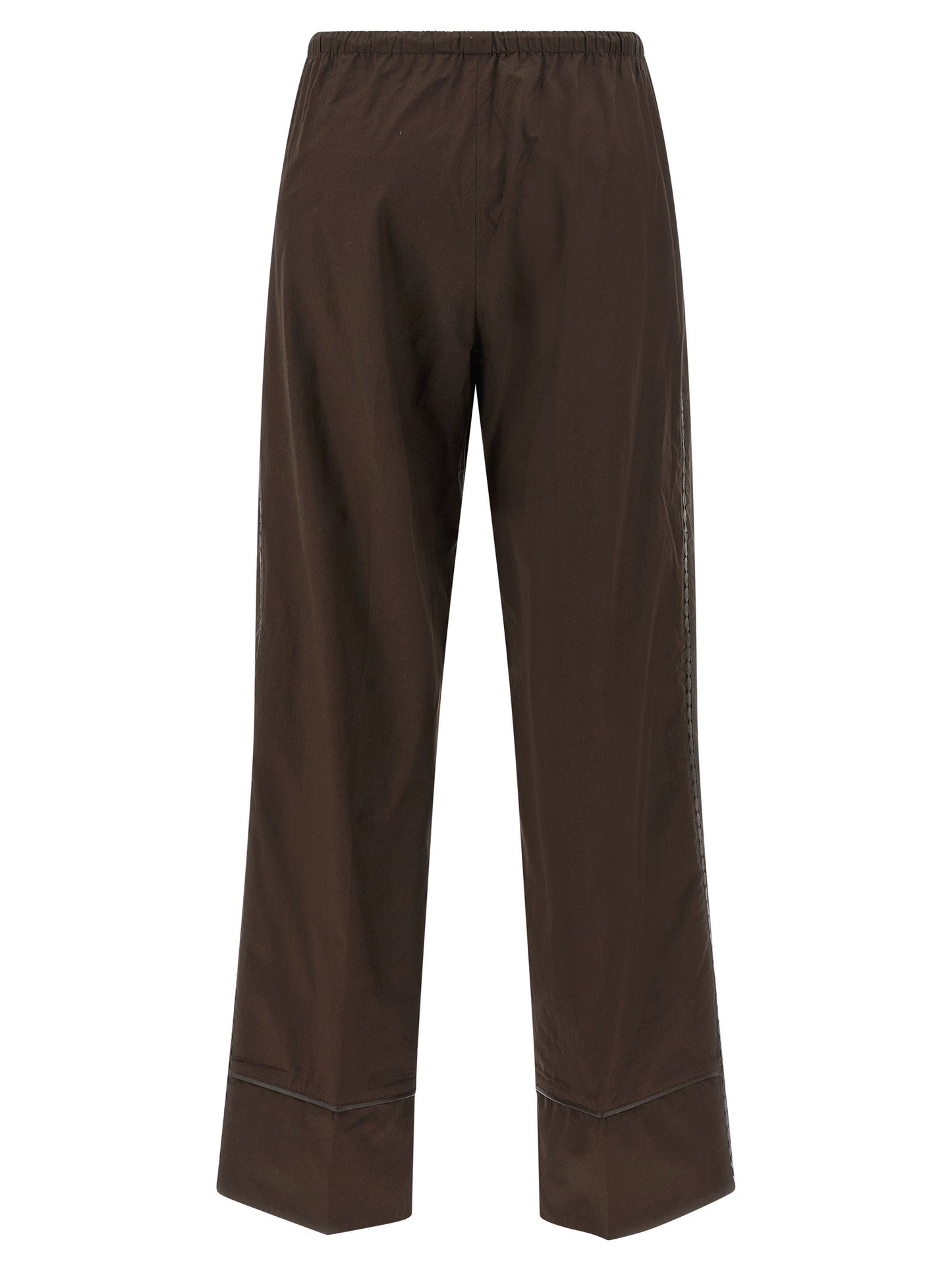 Yves Salomon Leather Insert Pants