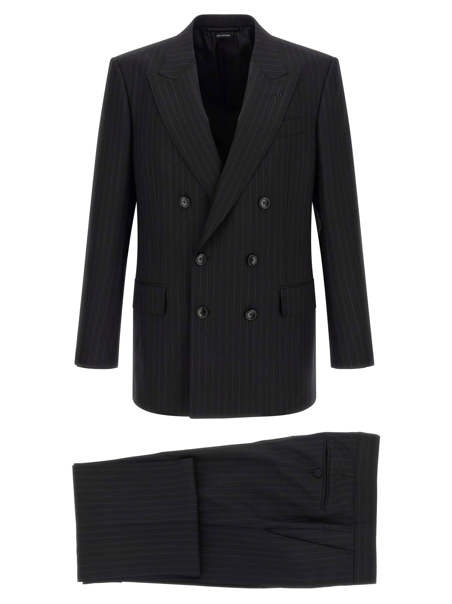 Tom Ford Pinstriped Double-breasted Dress
